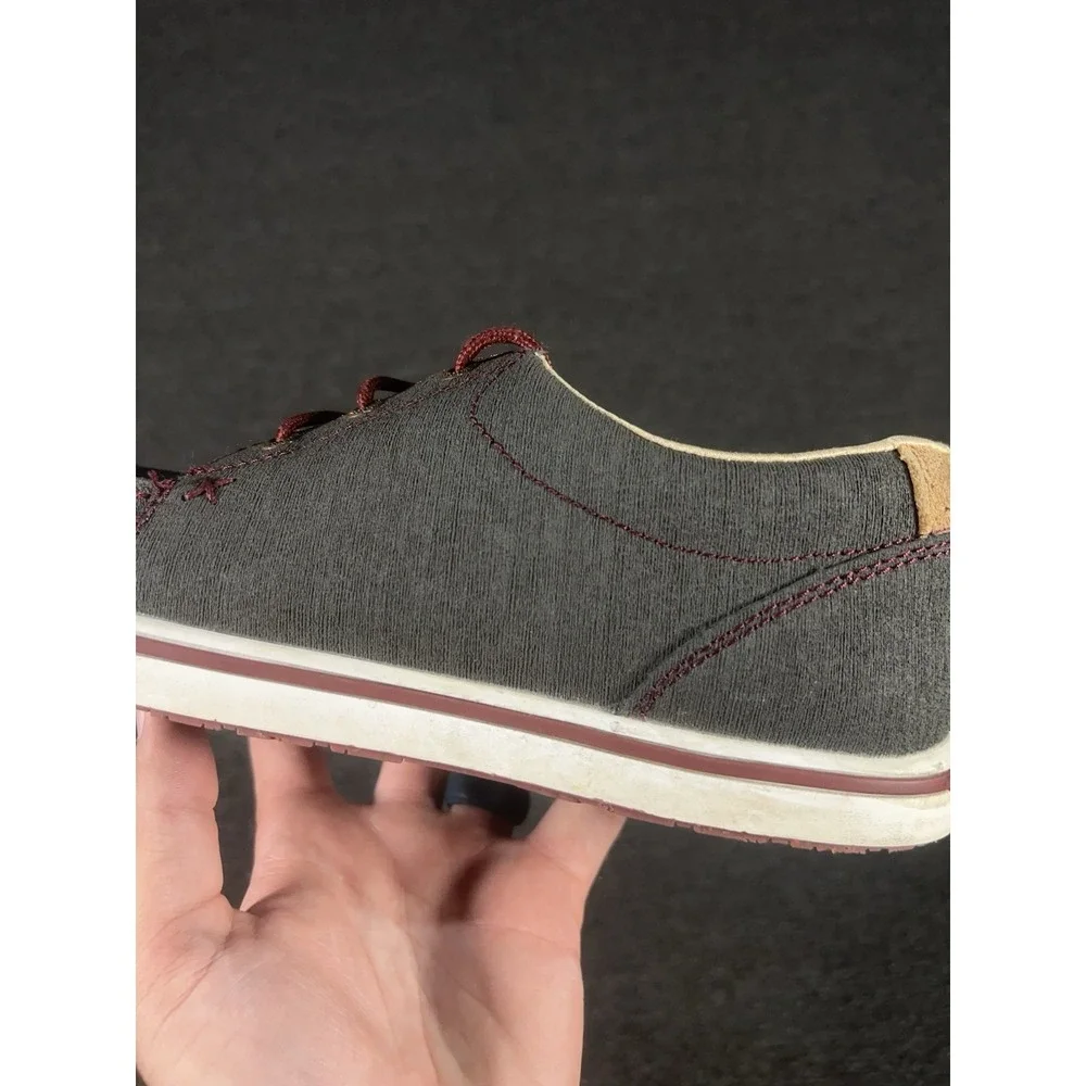 Twisted X Kicks Casual Moc Toe Shoes Womens Size 9M Gray Lace Up